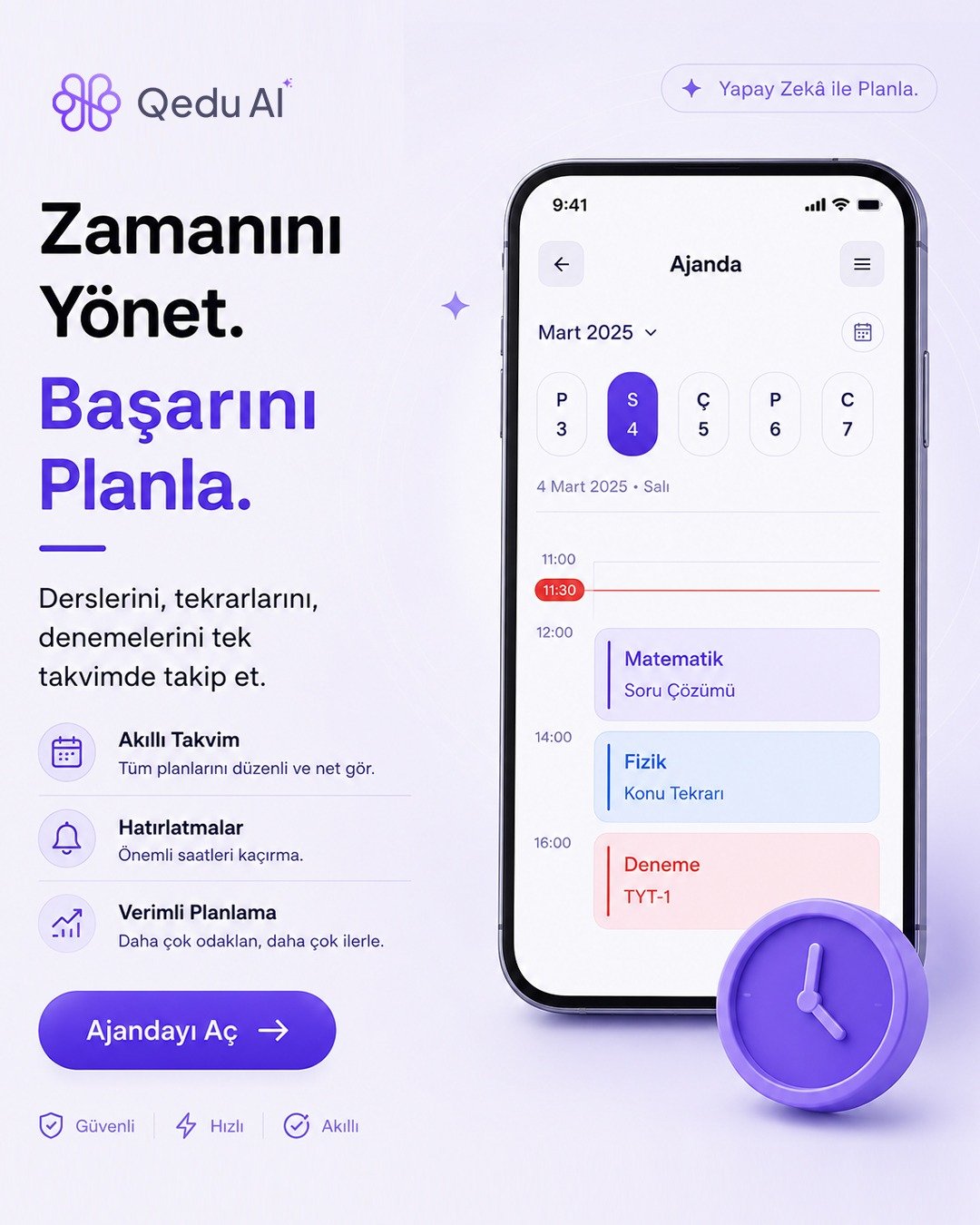 Zamanını Yönet, Başarını Planla